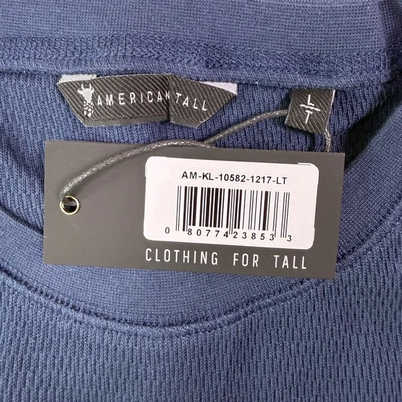 Men's True Navy Long Sleeve Tee - Picture 6 of 13